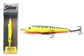 QJA008 - SALMO WOBLER JACK FLOATING 18cm - GREEN TIGER