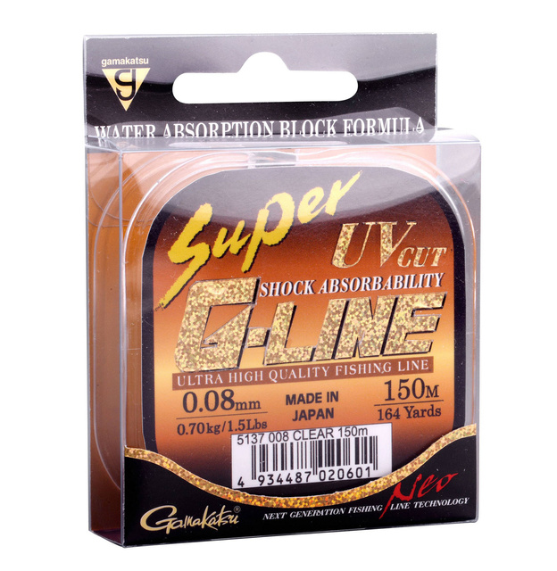 ŻYŁKA GAMAKATSU SUPER G-LINE NEO CLEAR 150m