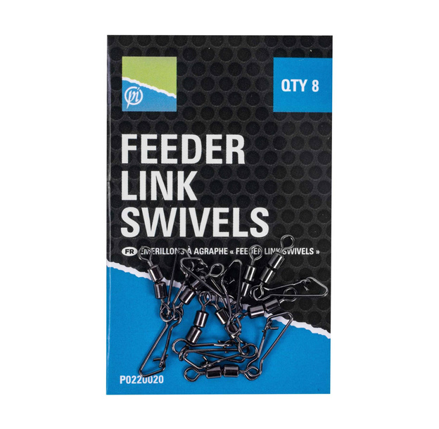 KRĘTLIKI Z AGRAFKĄ PRESTON FEEDER LINK 8szt