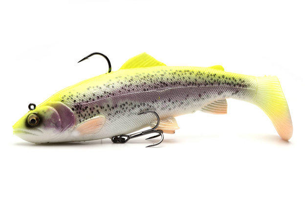 GUMA SAVAGE GEAR 4D RATTLE SHAD - LEMON TROUT
