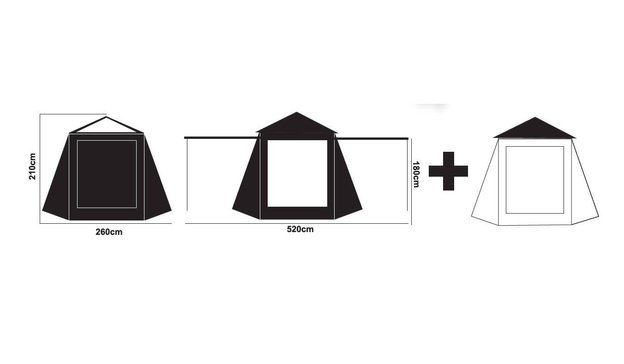 NAMIOT KUCHENNY PROLOGIC FULCRUM Z NARZUTĄ ANTYKONDENSYJNĄ