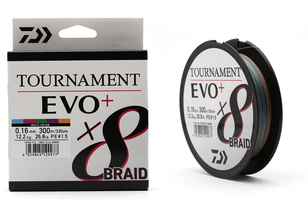 PLECIONKA DAIWA TOURNAMENT X8 BRAID EVO+ 300m