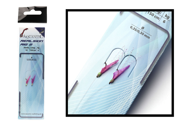 PRZYWIESZKA ŚLEDZIOWA AQUANTIC REAL SKIN RIG 2 - PINK 10