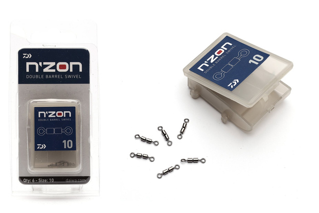 PODWÓJNE KRĘTLIKI DAIWA N'ZON 10/6szt