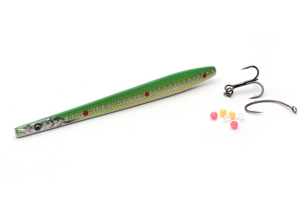 PRZYNĘTA SAVAGE GEAR LINE THRU SANDEEL NAIL - FLUO GREEN