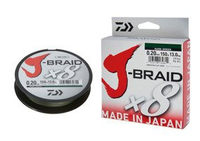 PLECIONKA DAIWA J-BRAID X8 DARK GREEN 150m
