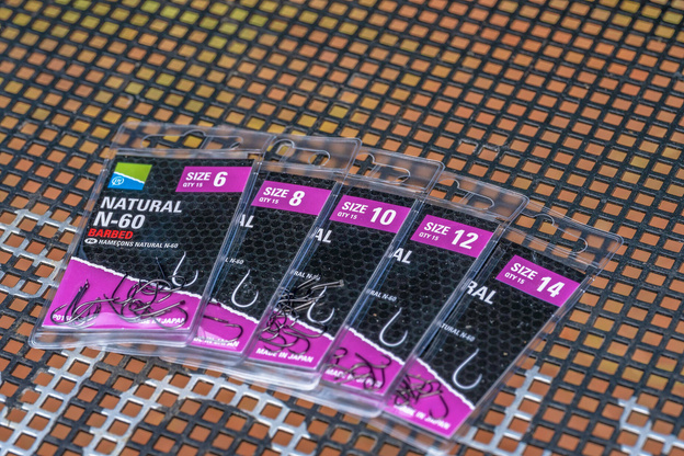 HACZYKI PRESTON NATURAL N-60 10szt