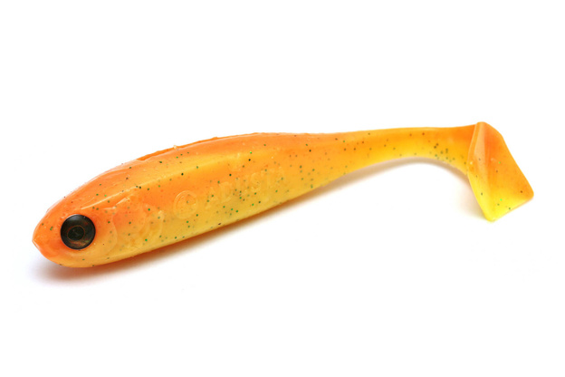 GUMA ADUSTA PENTA SHAD - GREEN CHART GLITTER ORANGE