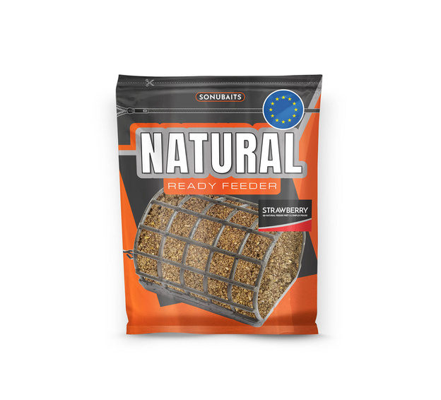 ZANĘTA SONUBAITS NATURAL READY FEEDER - STRAWBERRY 750g