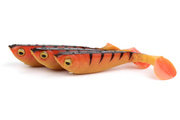 GUMA BERKLEY PULSE SHAD - ORANGE BLACK