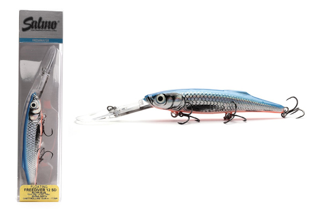 WOBLER SALMO FREEDIVER SDR 12cm- SILVER BLUE