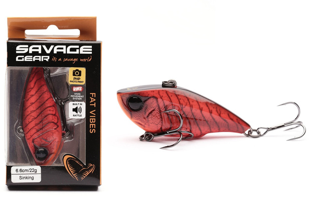 PRZYNĘTA SAVAGE GEAR FAT VIBES - RED CRAYFISH
