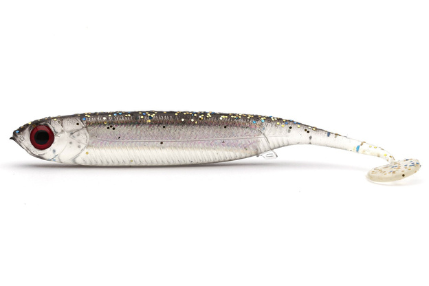 530 - SUXXES GUMA TINY SHAD - NATURAL GOLDEN GLITTER