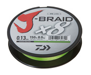 PLECIONKA DAIWA J-BRAID X8 CHARTEUSE 150m