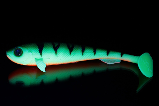 NSC039 - FOX RAGE GUMA SUPER SLICK SHAD 18cm - FIRETIGER UV