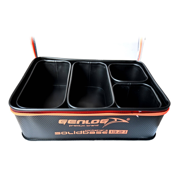 ZESTAW 5 POJEMNIKÓW GENLOG EVA SOLID BASE CARBON