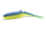GUMA SAVAGE GEAR CANNIBAL MINNOW V-TAIL - BLUE CHARTREUSE