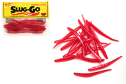 GUMA LUNKER CITY SLUG-GO 3" CLEAR RED -20szt