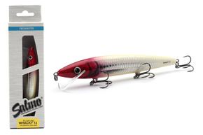 UNIKATOWY WOBLER SALMO WHACKY FLOATING 12cm/14g - HOLOGRAPHIC RED HEAD