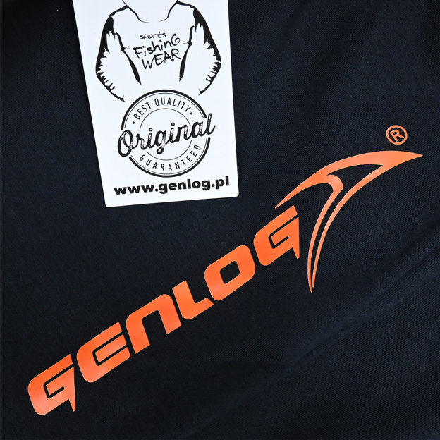 BLUZA Z KAPTUREM GENLOG BLACK SPORTS