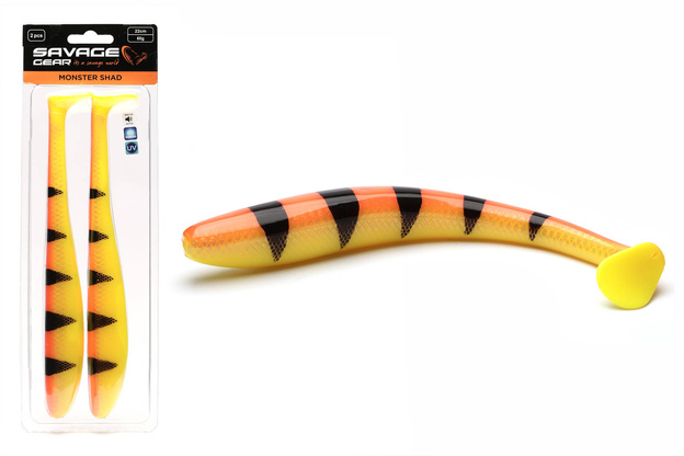 GUMA SAVAGE GEAR MONSTER SHAD 22cm - GOLDEN AMBULANCE