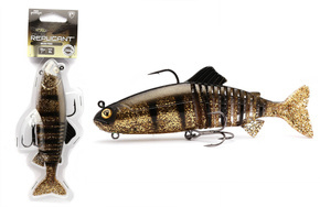 GUMA FOX RAGE REPLICANT JOINTED 15cm - GOLDEN PERCH