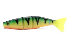 NPS - FOX RAGE GUMA PRO SHAD JOINTED - UV FIRETIGER