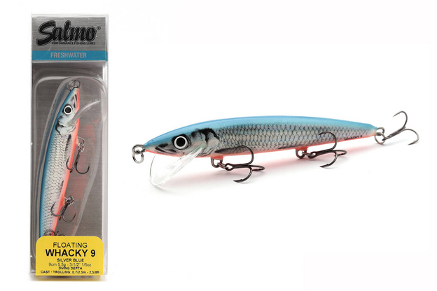 WOBLER SALMO WHACKY FLOATING 15cm - SILVER BLUE