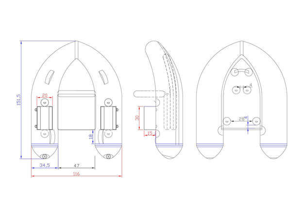 PŁYWADEŁKO UNI CAT EXTREME BOAT
