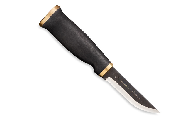 NÓŻ WĘDKARSKI MARTTIINI MOOSE BLACK IN WOODEN BOX - 19,5cm