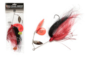 DA MEGA BUSH5 SAVAGE GEAR SPINNERBAIT - BLACK AND RED