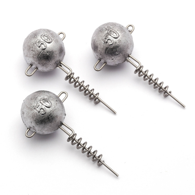 GŁÓWKA Z WKRĘTKĄ DORADO JIGHEAD CORKSCREW - 1szt