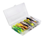 ZESTAW GUM BERKLEY PULSE SHAD MIX COLORS 8cm/36szt