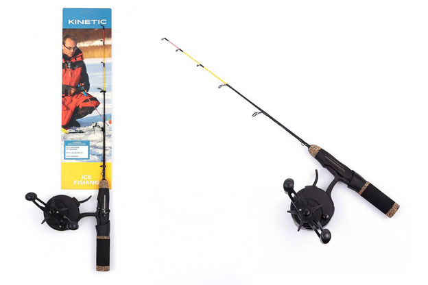 WĘDKA PODLODOWA Z KOŁOWROTKIEM KINETIC INFERNO LX 48cm