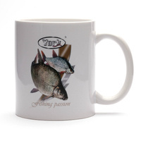 KUBEK Z MOTYWEM WĘDKARSKIM YORK - BIAŁA RYBA