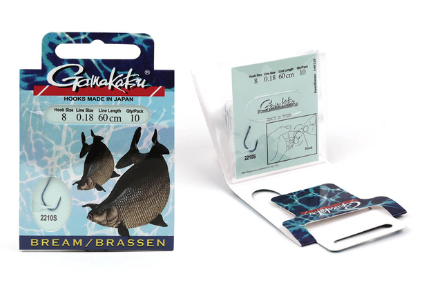 HAK Z PRZYPONEM GAMAKATSU BREAM LS-2210 4-0,22 mm
