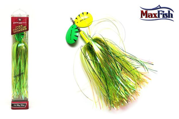 527 - DAM OBROTÓWKA EFFZETT PIKE RATTLIN SPINNER FYG