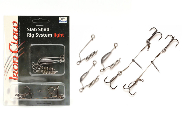 DOZBROJKA IRON CLAW SLAB SHAD SYSTEM - LIGHT