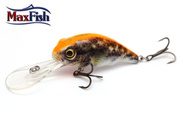 621 - SAVAGE GEAR WOBLER 3D GOBY CRANK - UV ORANGE