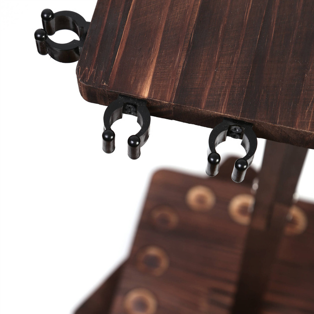 OBROTOWY DREWNIANY STOJAK NA 16 WĘDEK