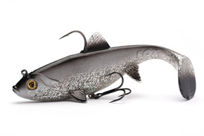 NRE1 - FOX RAGE GUMA WOBBLE REPLICANT - UV SILVER BAIT FISH