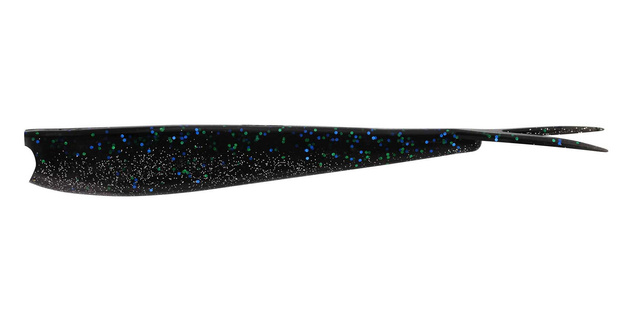 GUMA WESTIN TWINTEEZ V-TAIL - BLACK MAGIC 15cm/2szt