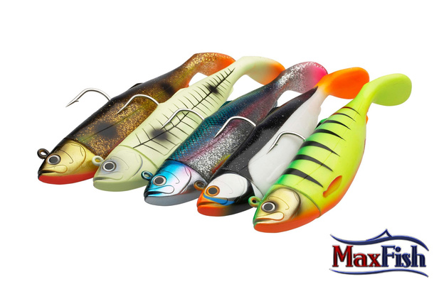 624 - SAVAGE GEAR GUMA CUTBAIT HERRING - FIRETIGER