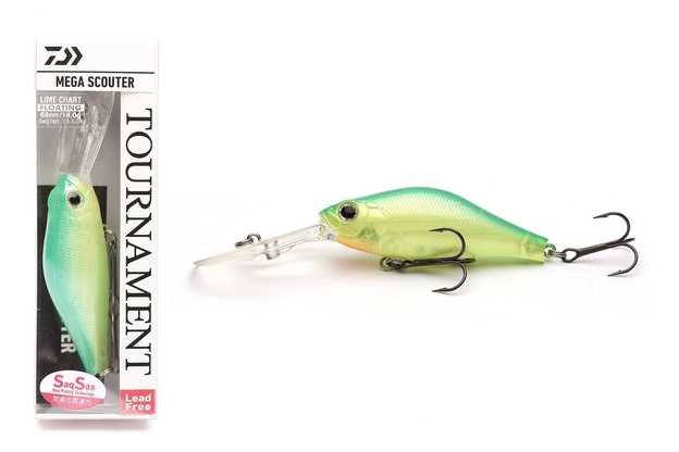 WOBLER DAIWA TOURNAMENT MEGA SCOUTER 68mm/14g