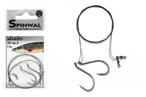 PRZYPON WOLFRAMOWY Z HAKIEM SPINWAL 50/9KG