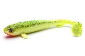 NSC062 - FOX RAGE GUMA SUPER SLICK SHAD 28cm - LEMON TIGER UV