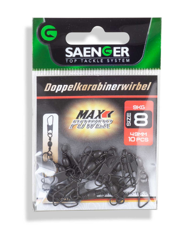 PODWÓJNE AGRAFKI Z KRĘTLIKIEM SANGER 10/9kg