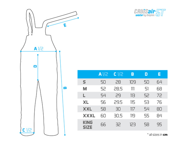 SPODNIE TERMICZNE DELPHIN CRUISAIR WINTER 5T