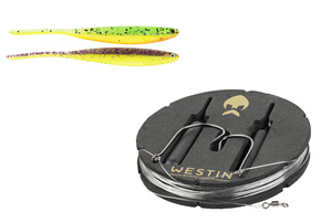 ZESTAW DROPSHOT WESTIN RIG KIT SHADTEEZ PINTAIL 14g - DARK WATER MIX