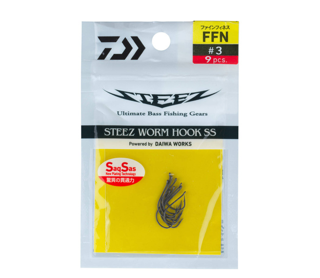 HACZYKI DAIWA STEEZ WORM SS FFN 3-9szt